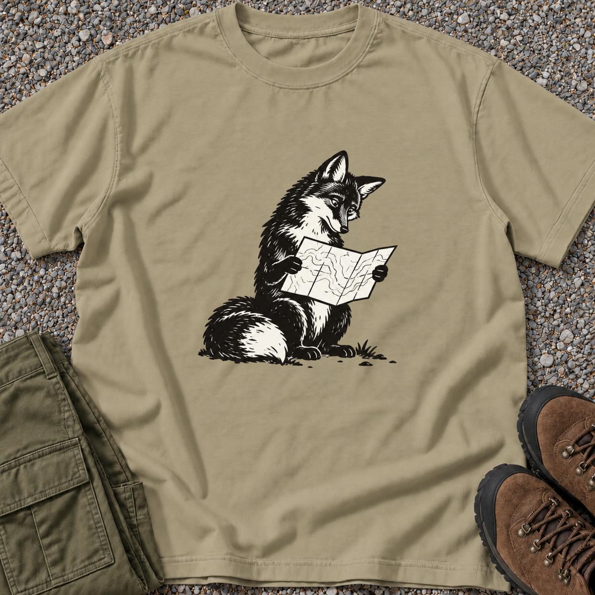 Fox With a Map