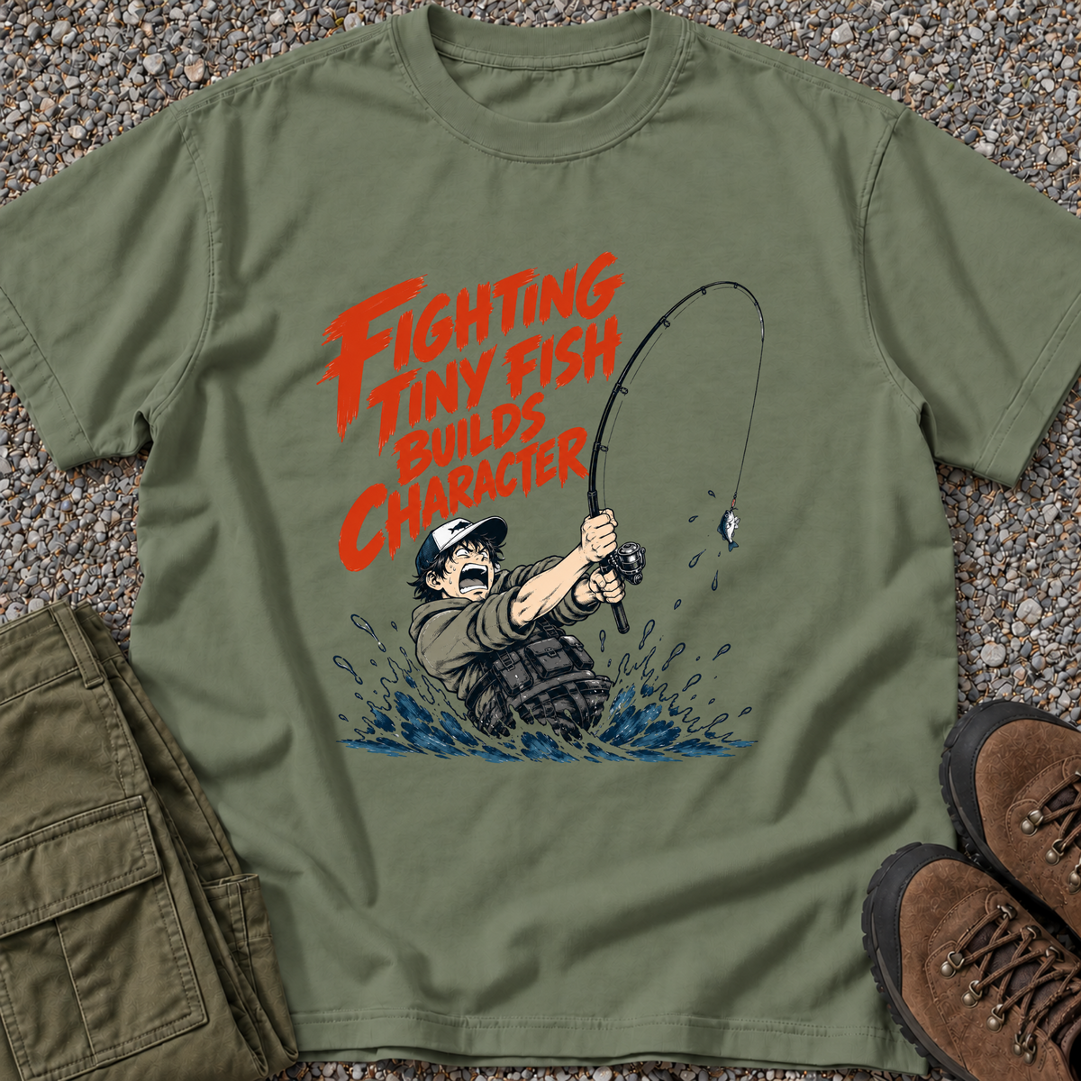 Fighting Tiny Fish Builds Character – Moss