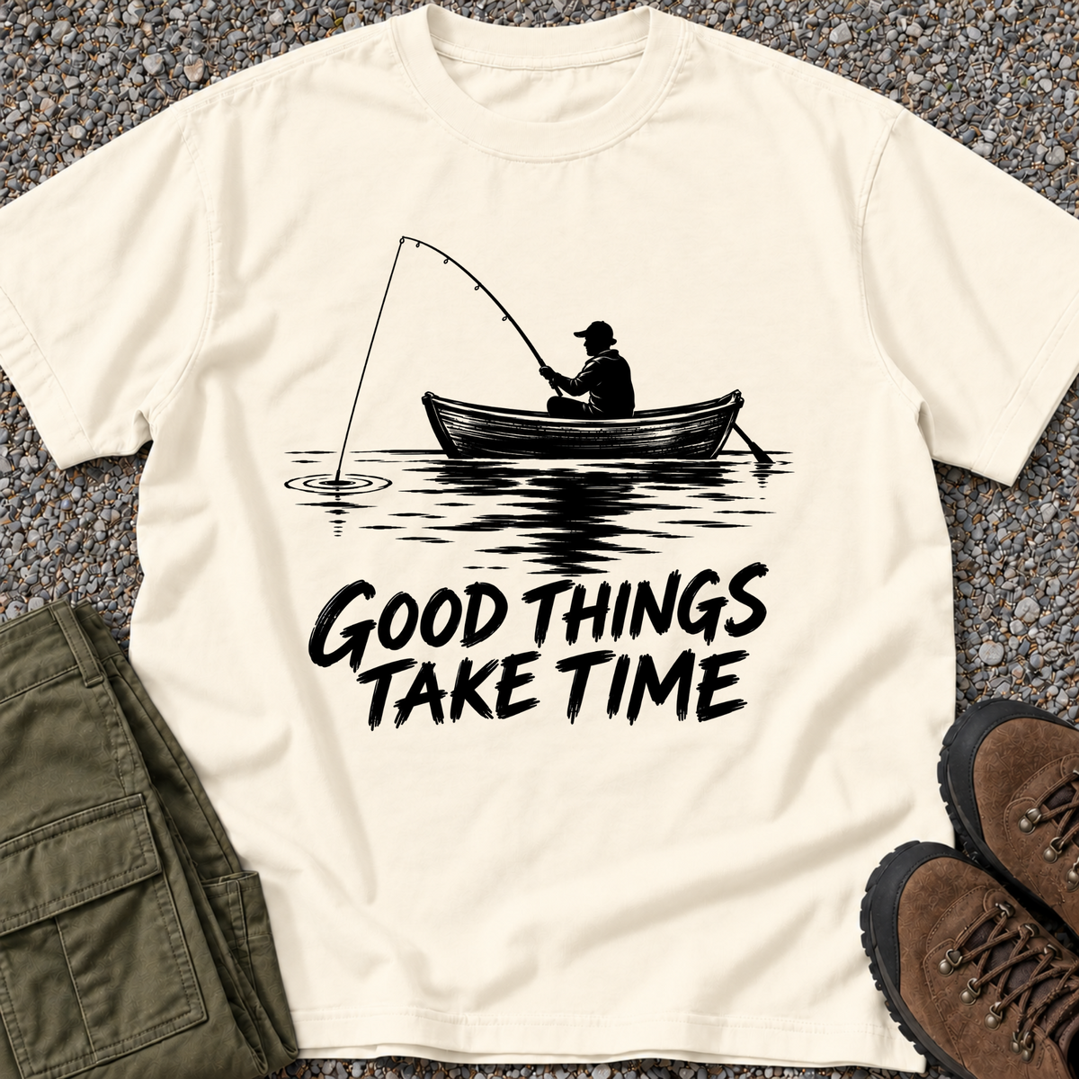 Good Things Take Time Fishing – Ivory
