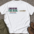 Long Before the Rush Spotted Gar Louisiana Bayou T-Shirt in White [Drive 1fOim8dXMPpXCToqeS1Yx5sUijrChpw3K]