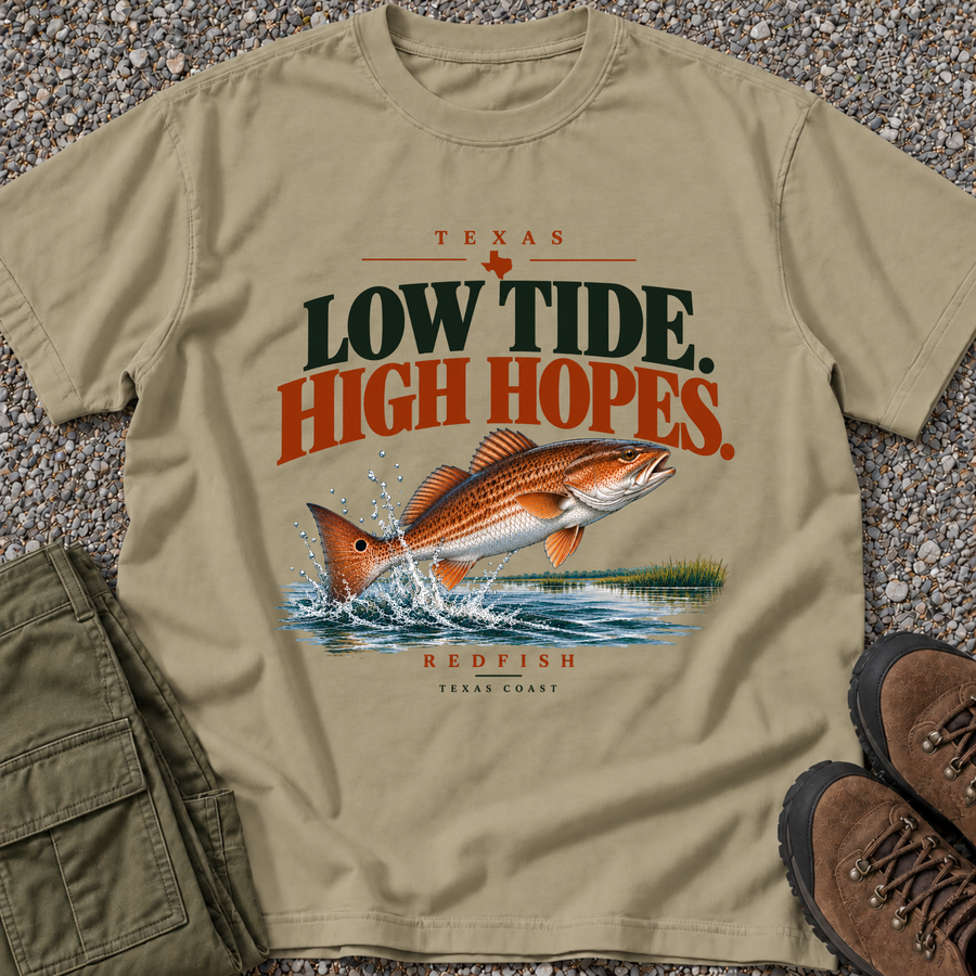 Low Tide, High Hopes Redfish