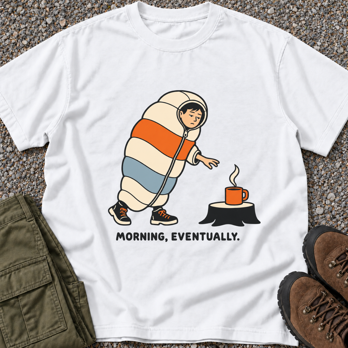 Morning, Eventually T-shirt in White
