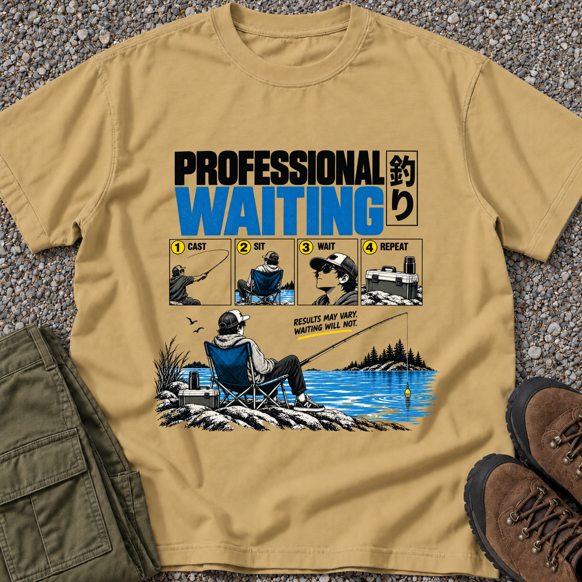 Professional Waiting Fishing – Mustard