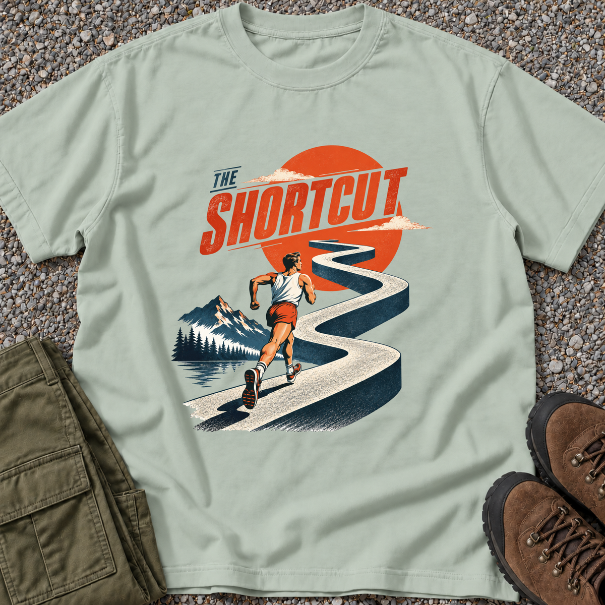 The Shortcut T-shirt in Bay [Drive 1eQt8nTg_CTScOpsyglGWgJHKbI726Gyu]